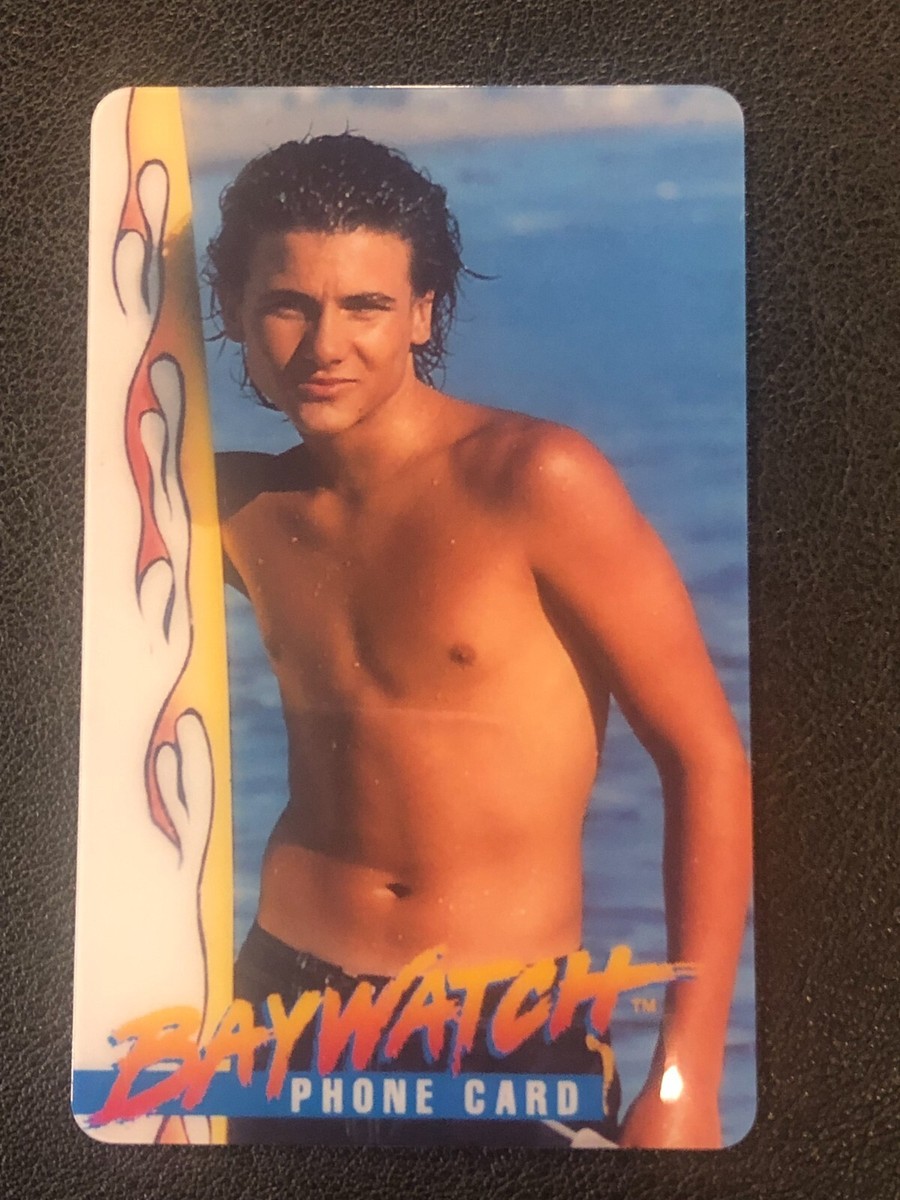 Baywatch Jeremy Jackson 1995 Sports Time Special Phone Card Insert