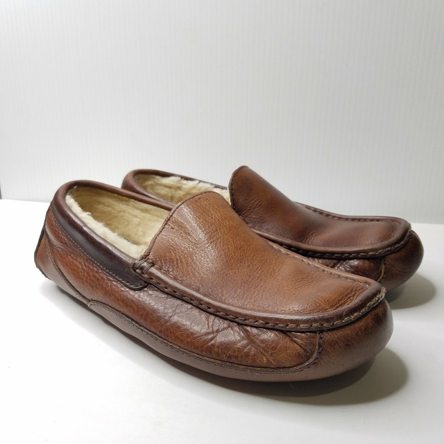UGG Australia Ascot Brown Leather 