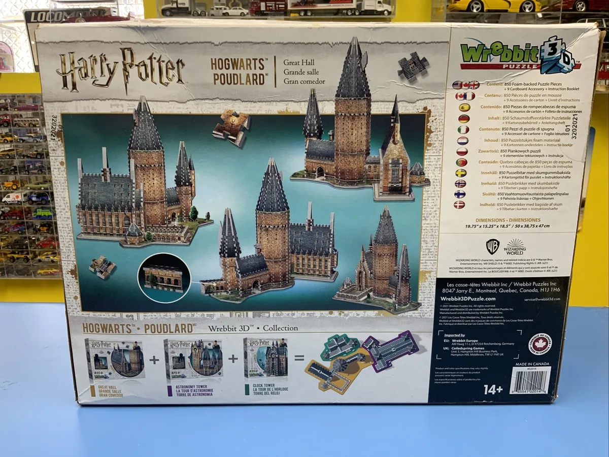 Jigsaw puzzle Harry Potter - Hogwarts Great Hall 3D