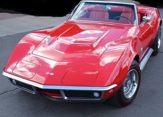 Corvette Chevrolet StingRay Race Car Chevy Classic Hot Rod Metal Promo Model