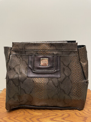 Miche ''Jennifer'' October 2010 Bronze Faux Snakeskin Ladies Purse Shoulder Bag