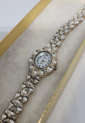 Vintage Gucci Xanadu Silver & Gold Tone Bangle Women\'s Watch-Rare RARE VINTAGE GUCCI 1600 Gold Plated Bangle Type Horsebit  main image 4