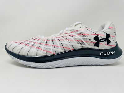 Under Armour Women's Flow Velociti Wind Running Shoes, White, 10 B Medium US