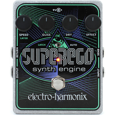Electro-Harmonix SUPEREGO Synth Engine Guitar Effects Pedal