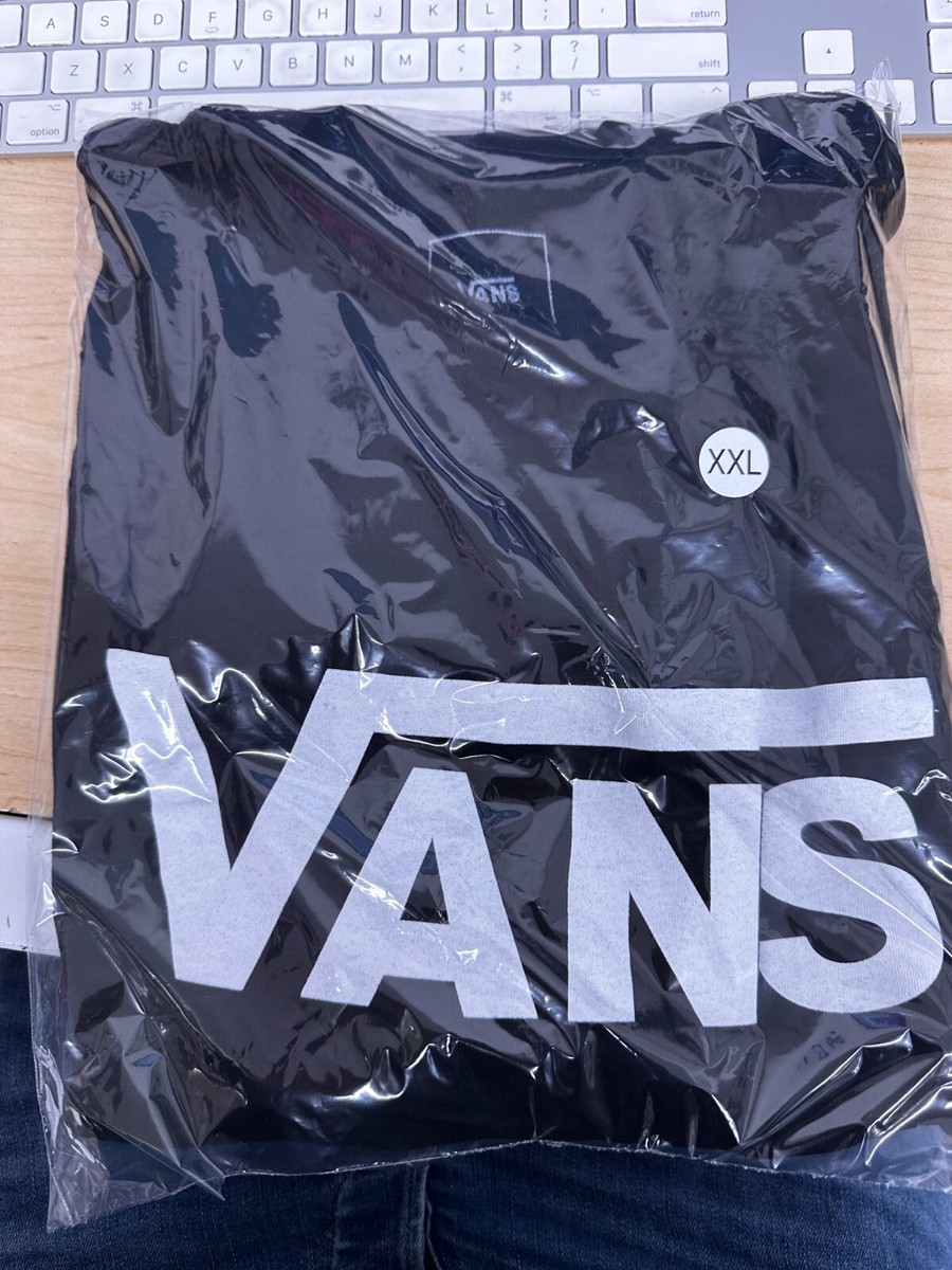 【VANS】グラフィック ロゴ スウェット ブラック / 送料無料 Vans Workwear Logo T-Shirt Oversized sizing 'Black White