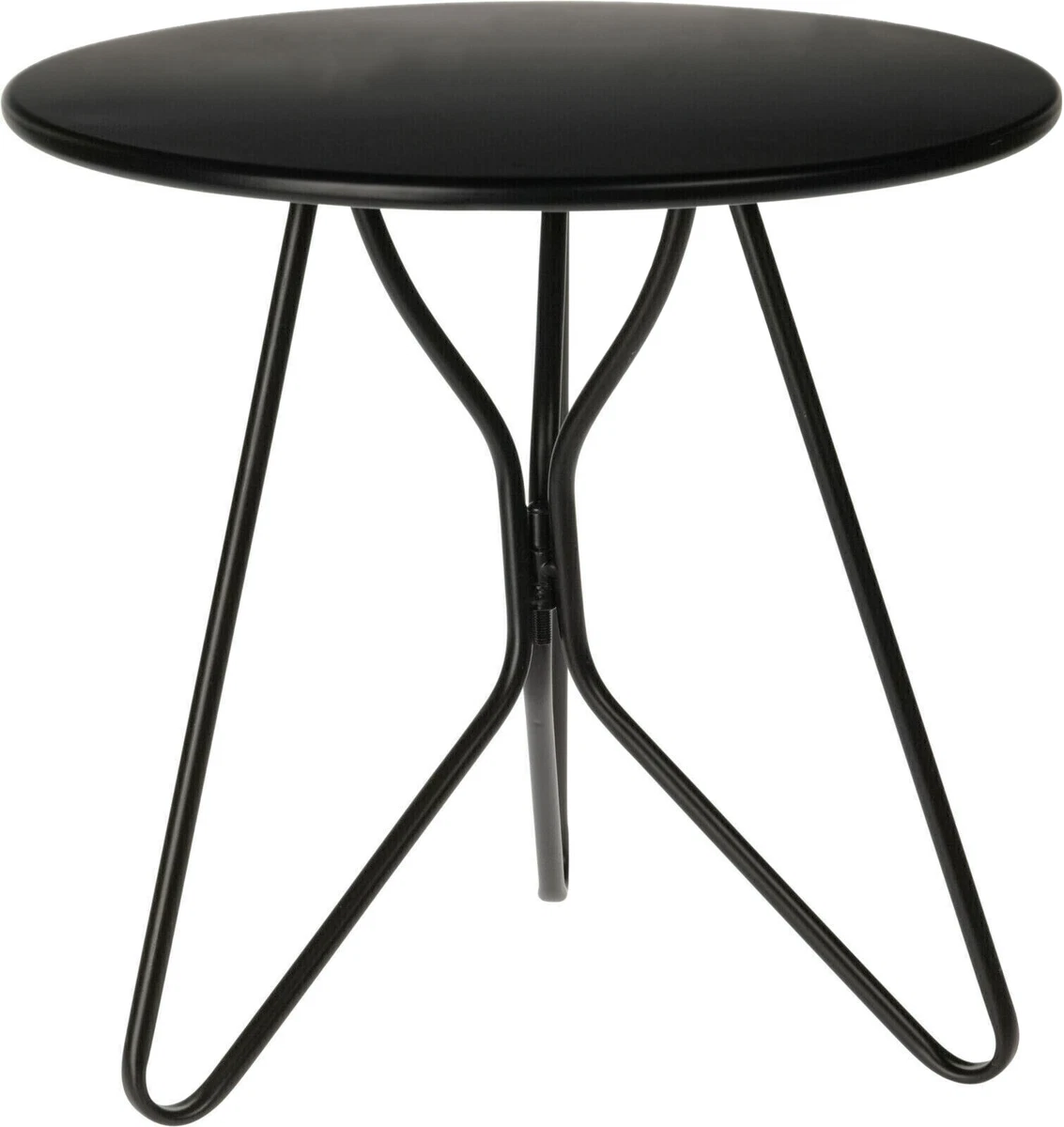 Black metal sale coffee table outdoor