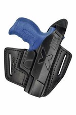 B6 100% G&uuml;rtelholster Leder Holster f&uuml;r Walther P22Q Pistolenholster VlaMiTex