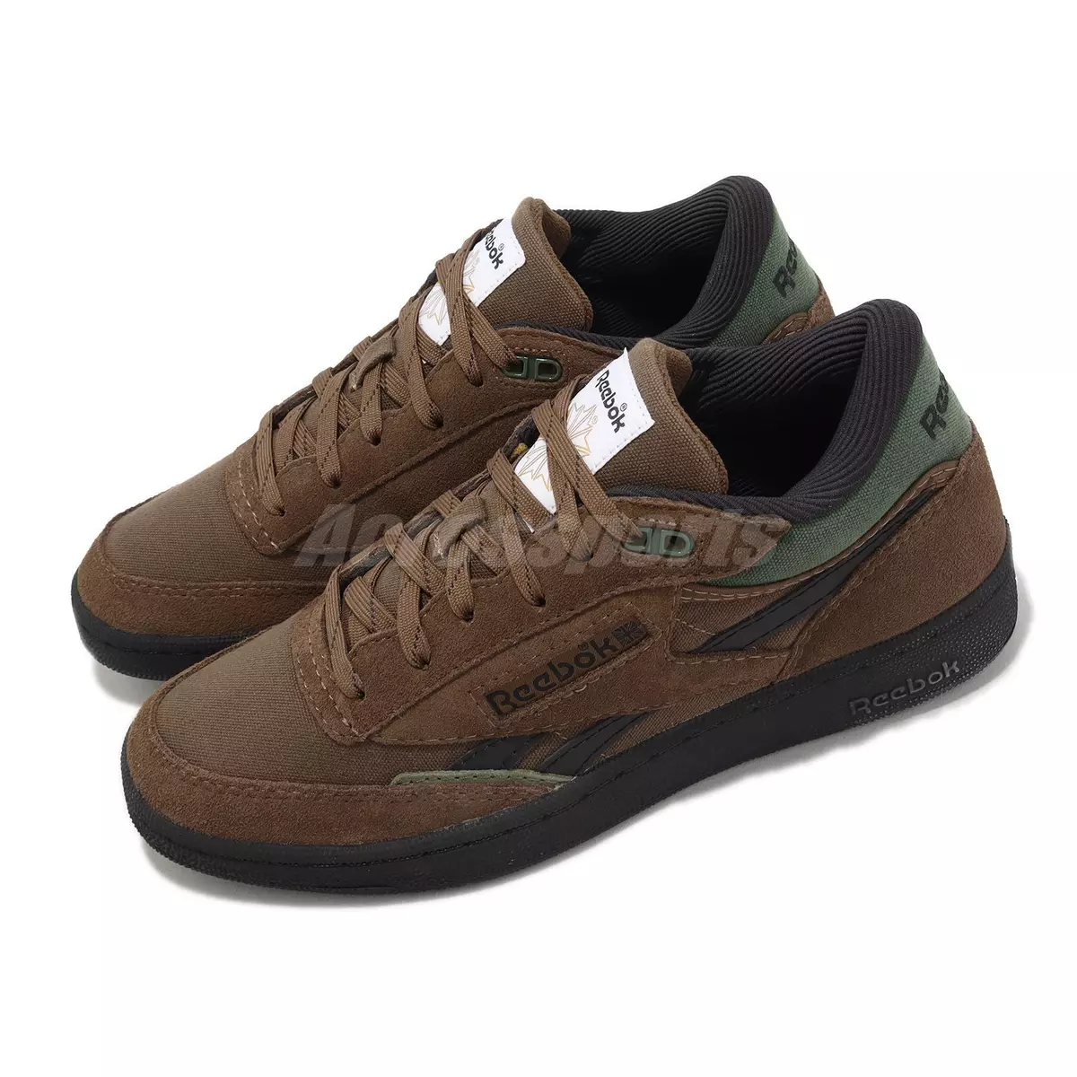 Reebok Club C Mid II 2 Revenge Vintage Brown Green Men Casual Shoes  100034038