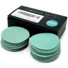 Serious Grit 2" Sanding Discs for Woodturning
