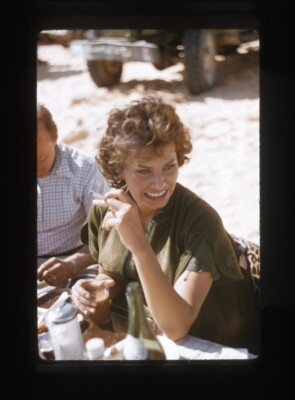 Sophia Loren Legend of Lost 1957 Smoking Cigarette Original 35mm  Transparency