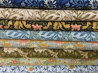 Barbara Brackman für Moda William Morris Morris Manor Baumwollstoff von 1/4 M *