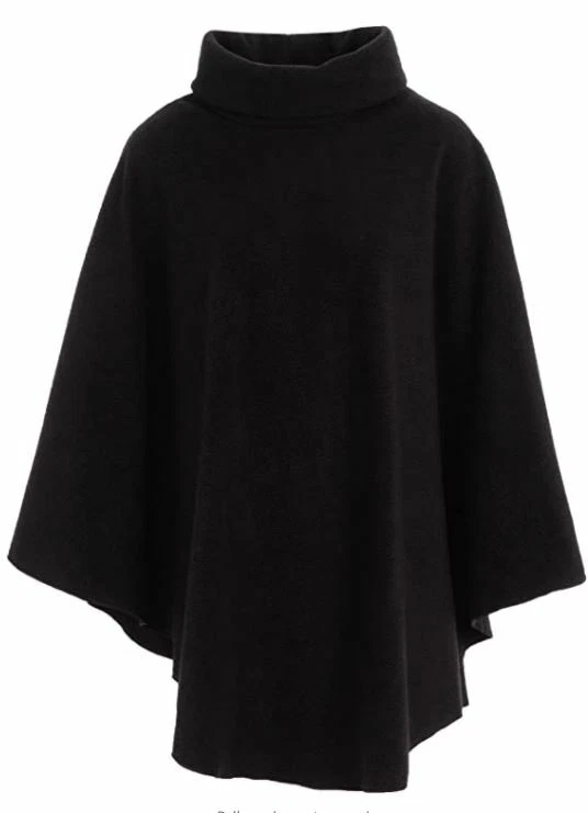 Ladies Women Warm Fleece Fleecy Polo-Neck Ponchos/Capes Plus Size 14-32
Opens in a new window or tab