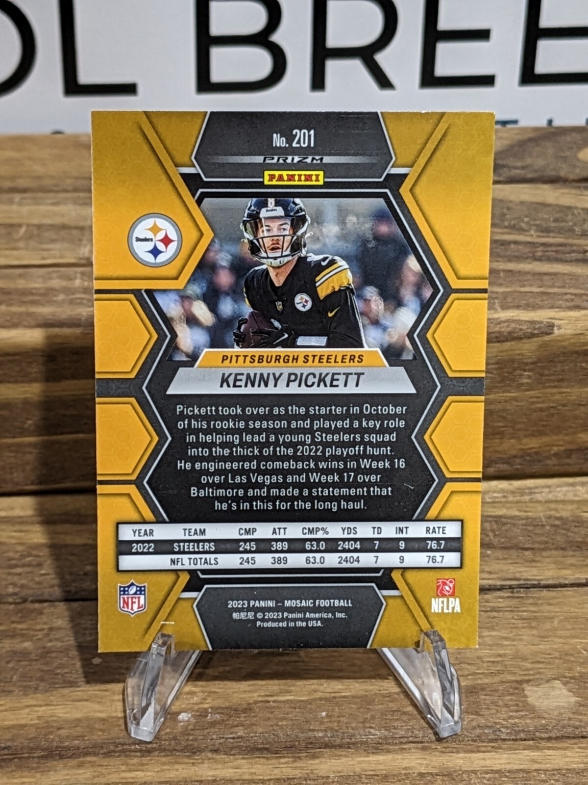 2023 Panini Mosaic Kenny Pickett Silver Mosaic Pittsburgh Steelers 201 eBay