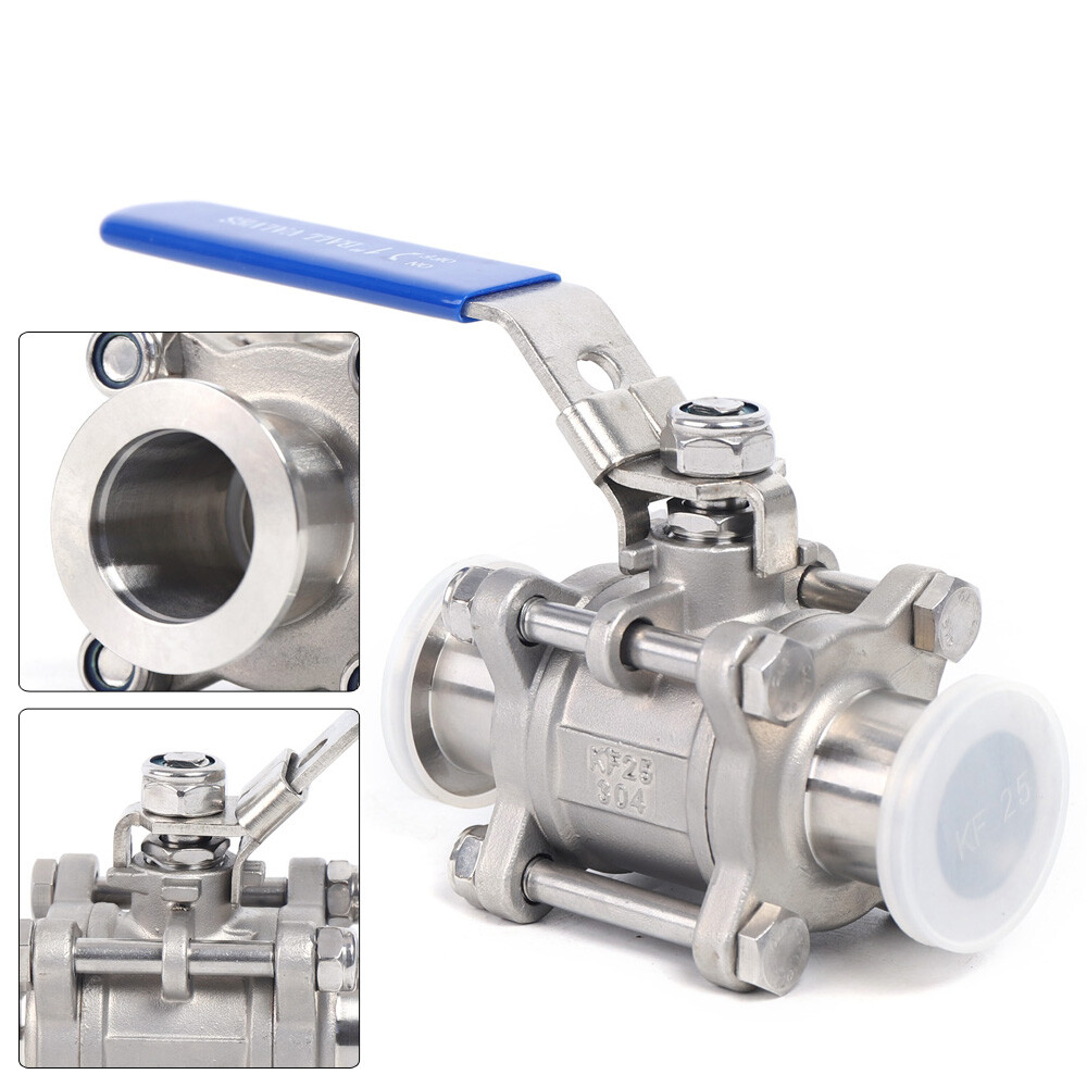 KF25 Vacuum High Pressure Ball Valve Stainless Steel Ball Valve KF-25 Flange
