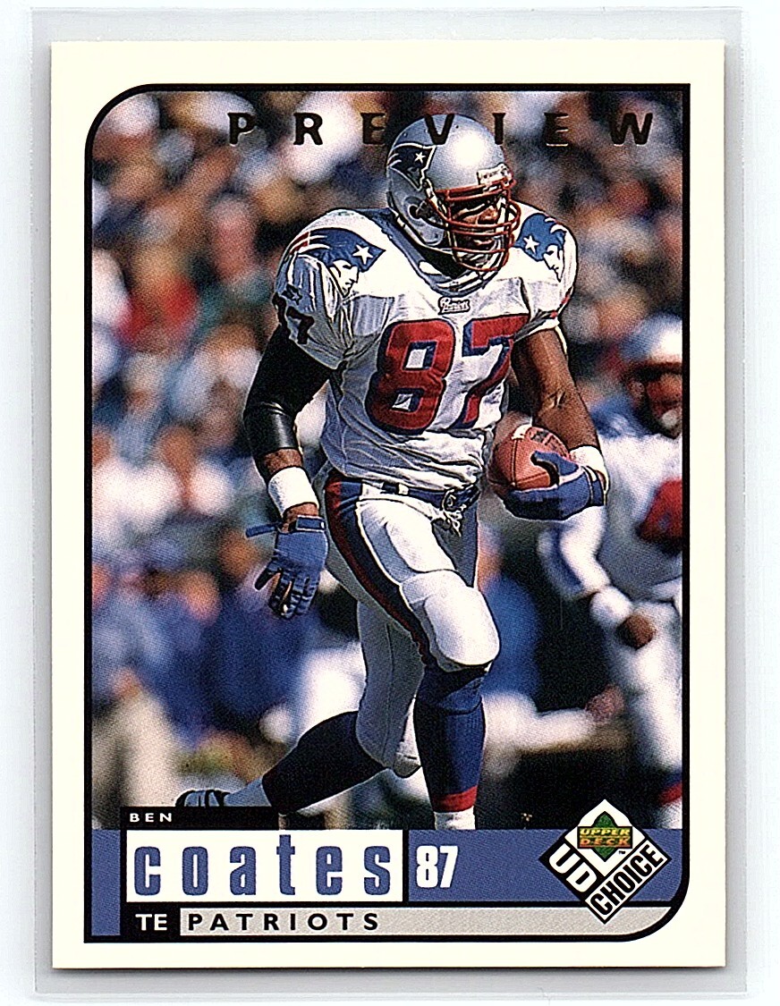 1998 Upper Deck UD Choice Ben Coates New England Patriots #111