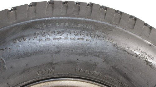 HUMMER H3 SPARE WHEEL TIRE GOODYEAR 16" P265/75 R16 114S OEM 2006 - 2008 ๐ - Picture 8 of 18