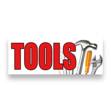 TOOLS Vinyl Banner with Optional Sizes (Made in the USA)