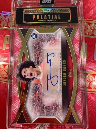 2024 Topps Palatial Season Liverpool Jayden Danns RC Auto /5