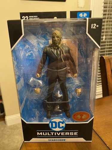 MCFARLANE TOYS DC MULTIVERSE BATMAN BEGINS SCARECROW, CHASE PLATINUM EDITION RED