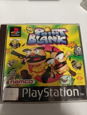 Point Blank PS1 Playstation 1 Spiel PAL Namco Arcade Light Gun Shooter