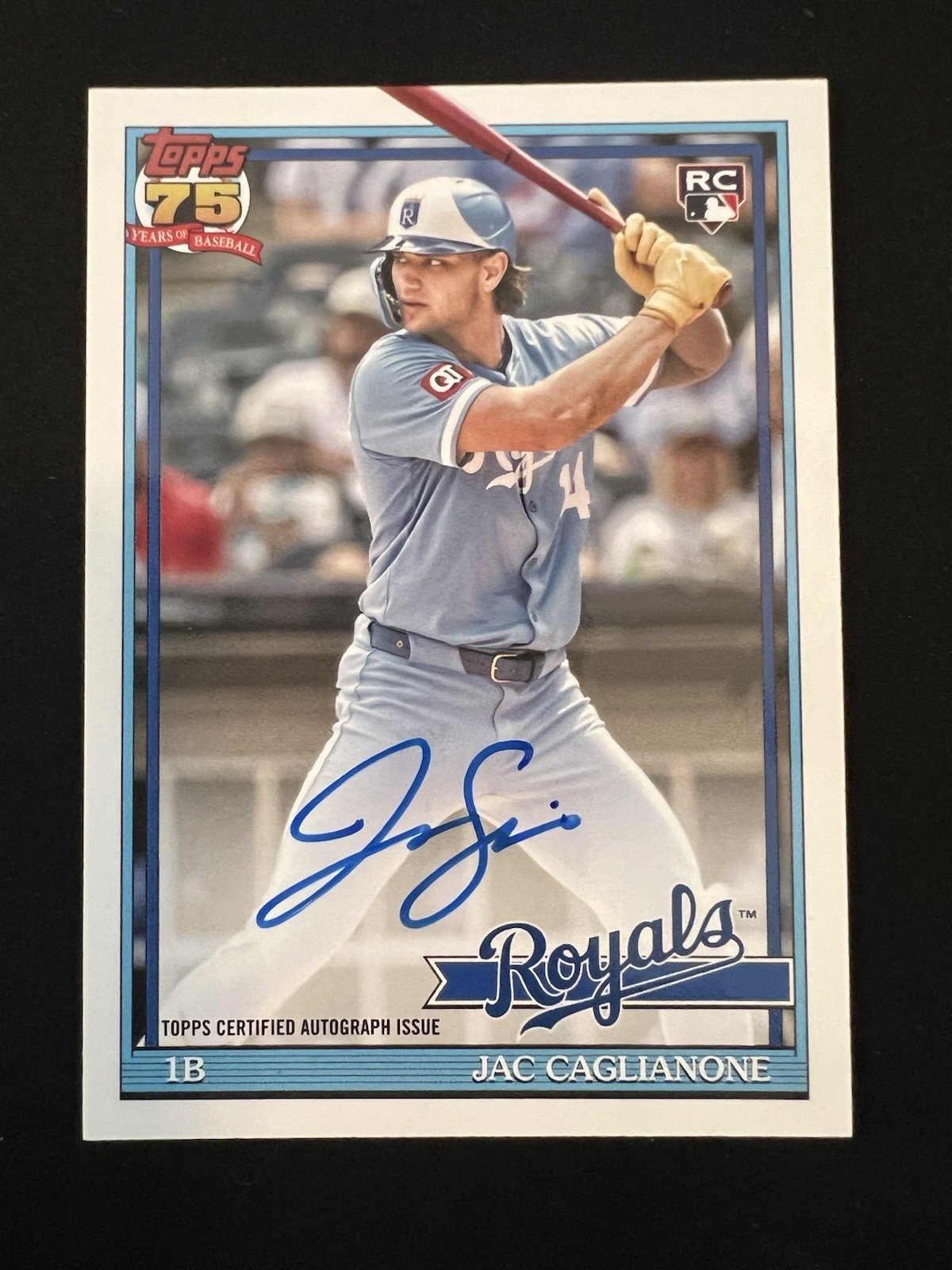 Jac Caglianone 2026 Topps #91A-CAG 1991 Topps Autographs Price 