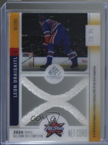 2024 SP Game Used All-Star Skills Net Cord Relics 21/35 Leon Draisaitl #ASN-LD