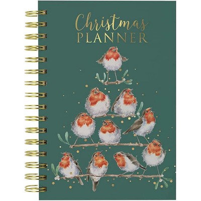 Wrendale Designs by Hannah Dale - Rockin  Robin - Weihnachtsplaner - 210 mm