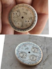 TELDA VENUS 178 CHRONOGRAPH ORIGINAL WATCH DIAL UHREN QUADRANTE 32,3mm