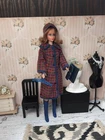 Vintage Barbie Outfit - 1972 Mainly For Rain Coat & Hat, Squishy Blue Boots ++