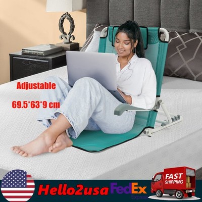 Foldable Adjustable Bed Backrest Support Sit-up Back Rest Bed Chair 198.42 lbs