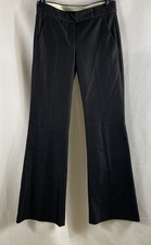 Theory Women's Tara Zoom Black Wide Leg Dress Pants Slacks Sz 00 NWT