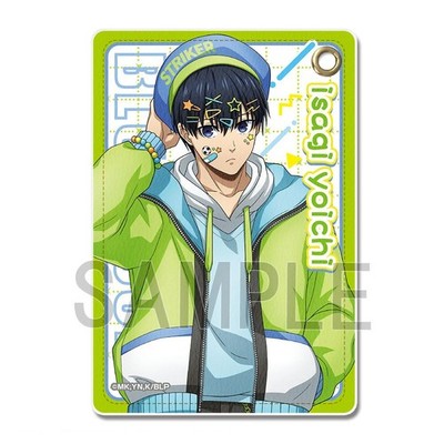 BLUELOCK Leather Pass folder Decorative Pop Art ver. Yoichi Isagi LPAN-B016-m01