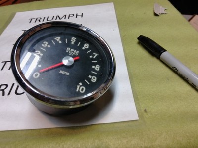 VINTAGE  TRIUMPH   SMITH TACHOMETER  RMS 3003/13A UNIT 9    BOX (7)