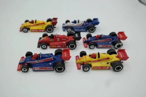6 Vintage 1984 MATCHBOX F1 Racers Formula Loose NRMT/MINT Variations Racing Team