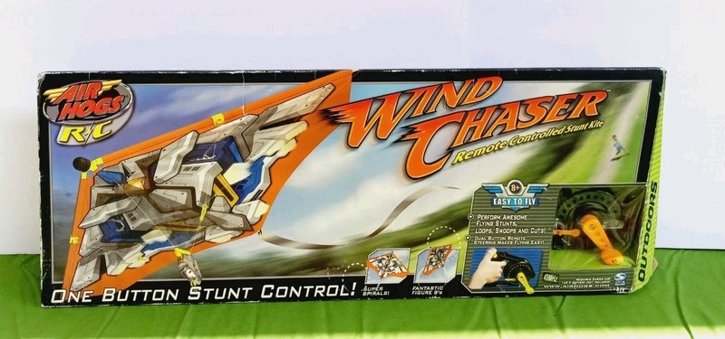 Air Hogs Rc Wind Chaser Remote Controlled Stunt Kite 49MHZ Age 8+ 2008