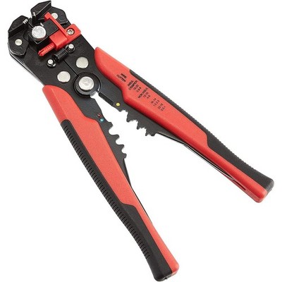 Amazon Basics Professional Self-Adjusting Wire Strippers and Crimper Tool, Blac