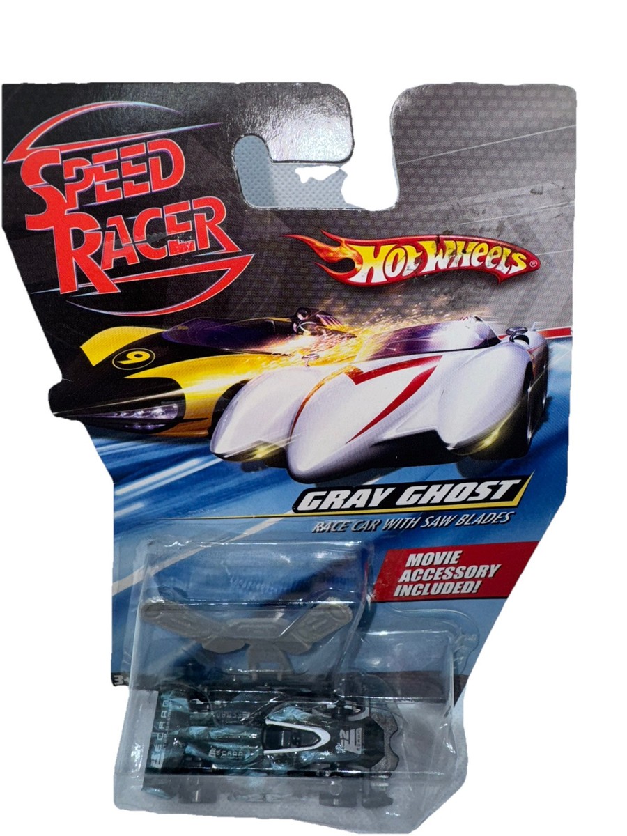 Hot Wheels Speed Racer Gray Ghost Race Car with Saw Blades Movie