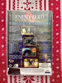 Enemy Zero (Sega Saturn) Authentic Complete in Box CIB - 4 Discs - Clean Tested