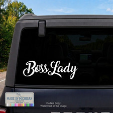 Boss Lady Vinyl Decal Sticker Car Window Empowered Woman Quote Entrepreneur Gift Boss Lady Vinyl Decal Sticker Car Window Empowered Woman Quote Entrepreneur Gift