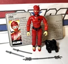 GI Joe Jinx 1987 v1 *100% COMPLETE w/File Card, Excellent!* Vintage ARAH Ninja
