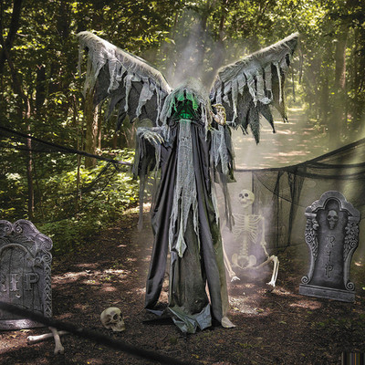 5 Ft. 8'' Reaper with Animated Wings Halloween Decoration - ATC
