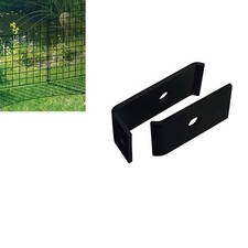 Metal Clamps for Wire Mesh Fencing Panels Rails and Post Mounting Applications