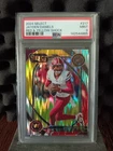 2024 Panini Select Jayden Daniels Club Level Red & Yellow Shock Prizm RC PSA 9