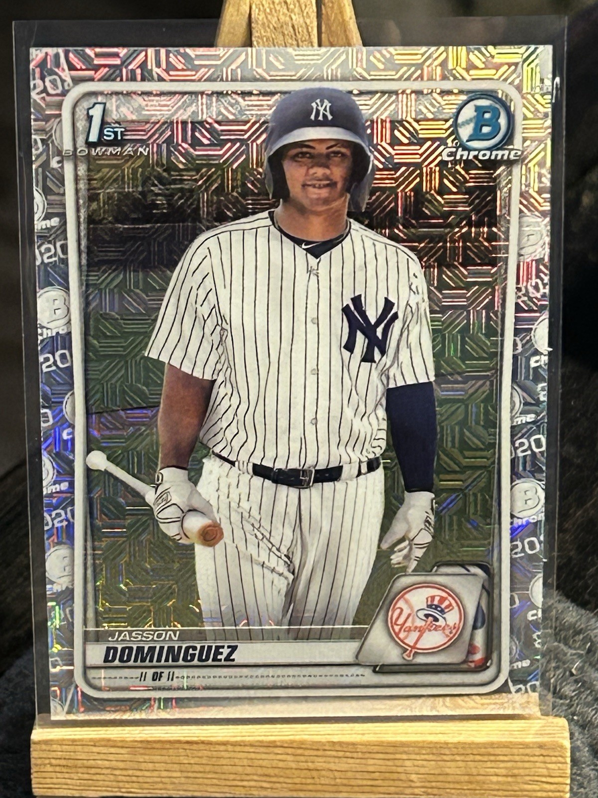 2020 Bowman - Chrome Prospects Jasson Dominguez #BCP-8 Mojo Refractor (RC)