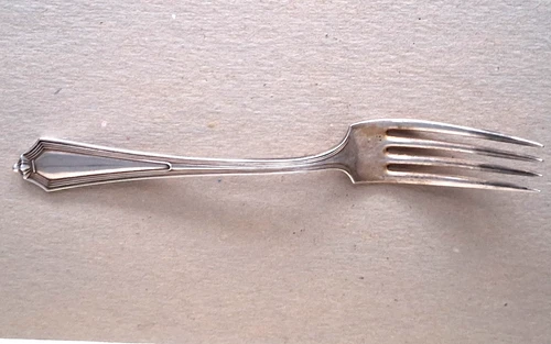 Antique Gorham Solid Sterling Silver Plymouth Fork 6 7/8"  1.186 Troy oz 1.3 oz