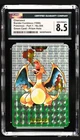 1996 Bandai Carddass Charizard RC Rookie Green Prism Holo #6 CGC 8.5 Low Pop 🔥