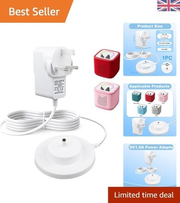 Sicheres 9V 1,5A Ladegerät für TonieBox - 1,8m Kabel, kinderfreundliches Dock inklusive