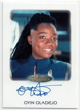 Women of Star Trek A&I - Oyin Oladejo as Lieutenant Joann Owosekun - Auto Card