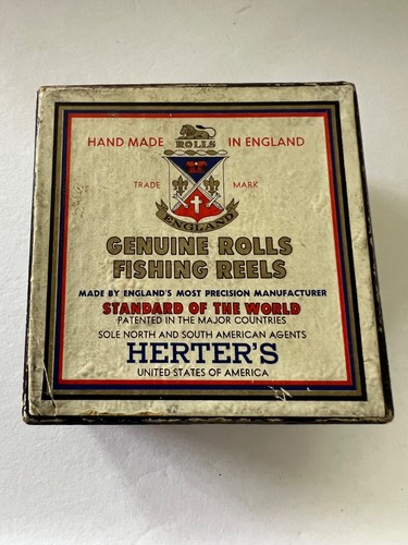 Vintage Herter's Rolls Mark 390 Reel 3-1/2" + Box & Manual 'Made in England' - Picture 12 of 12