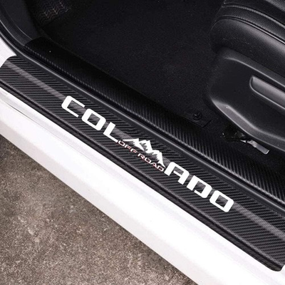 #ad #ad 4Pcs Door Sill Plate Protectors Compatible with Chevy Colo4x4rado Accessories $45.05